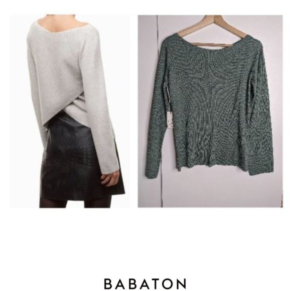 Aritzia Babaton | Kitano Sweater Heather Lily Pad